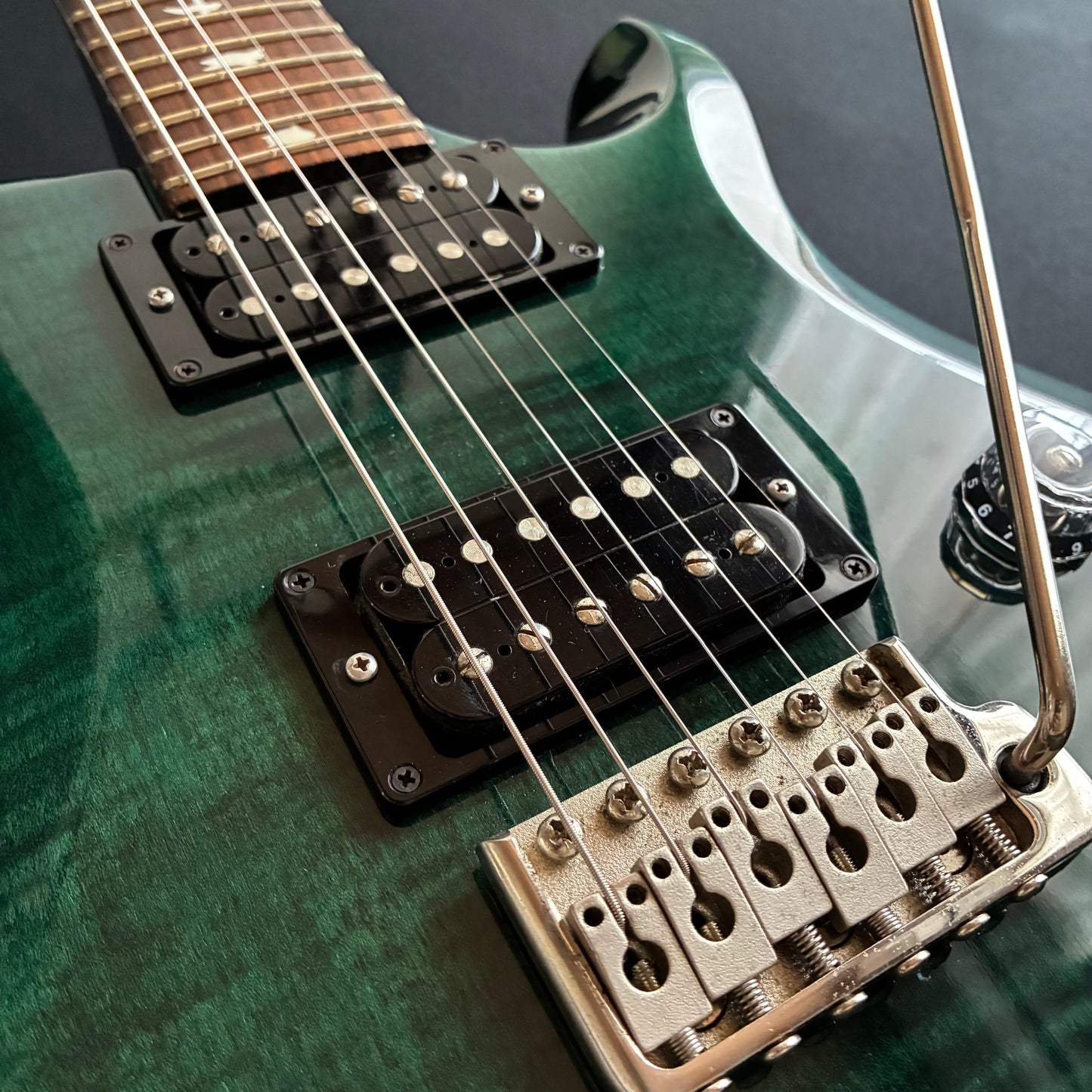 PRS S2 Custom 24 Teal Black (Japan Limited Color) [Good] 2015