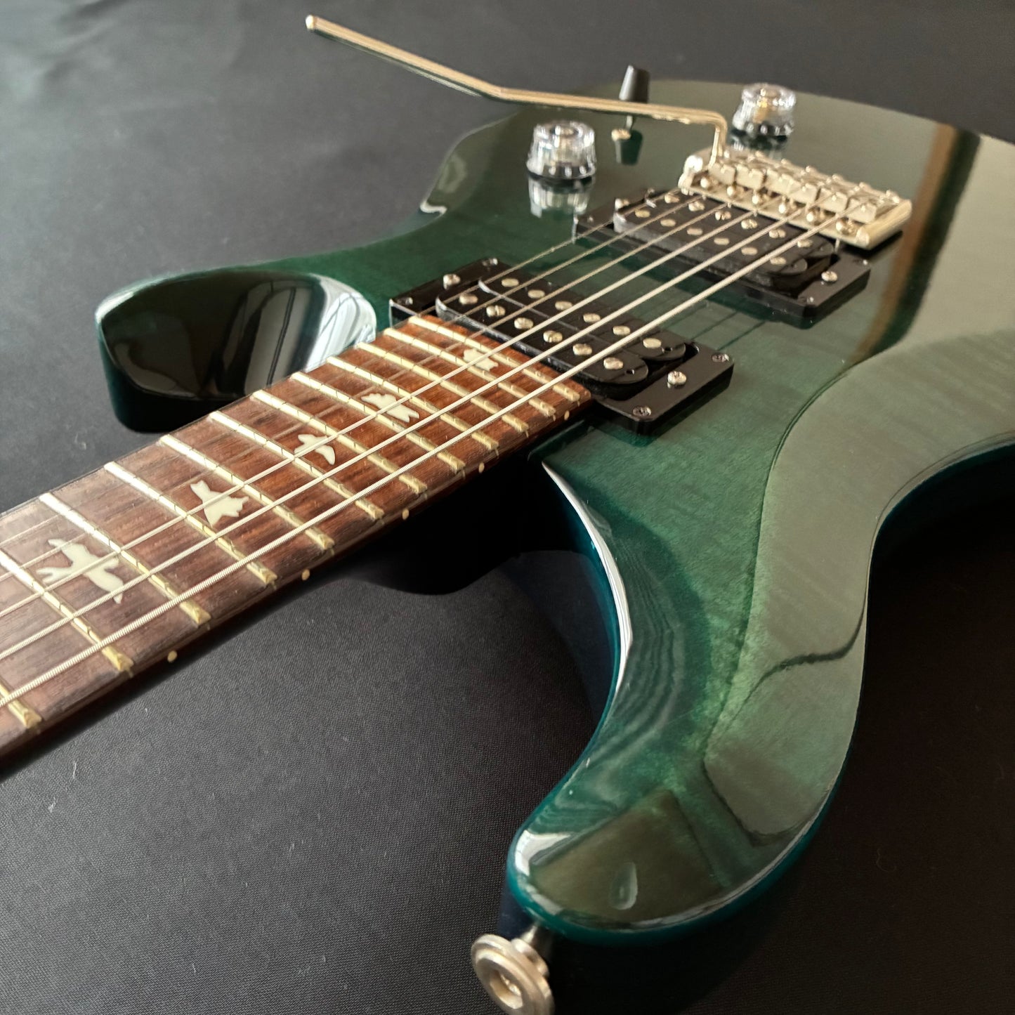 PRS S2 Custom 24 Teal Black (Japan Limited Color) [Good] 2015