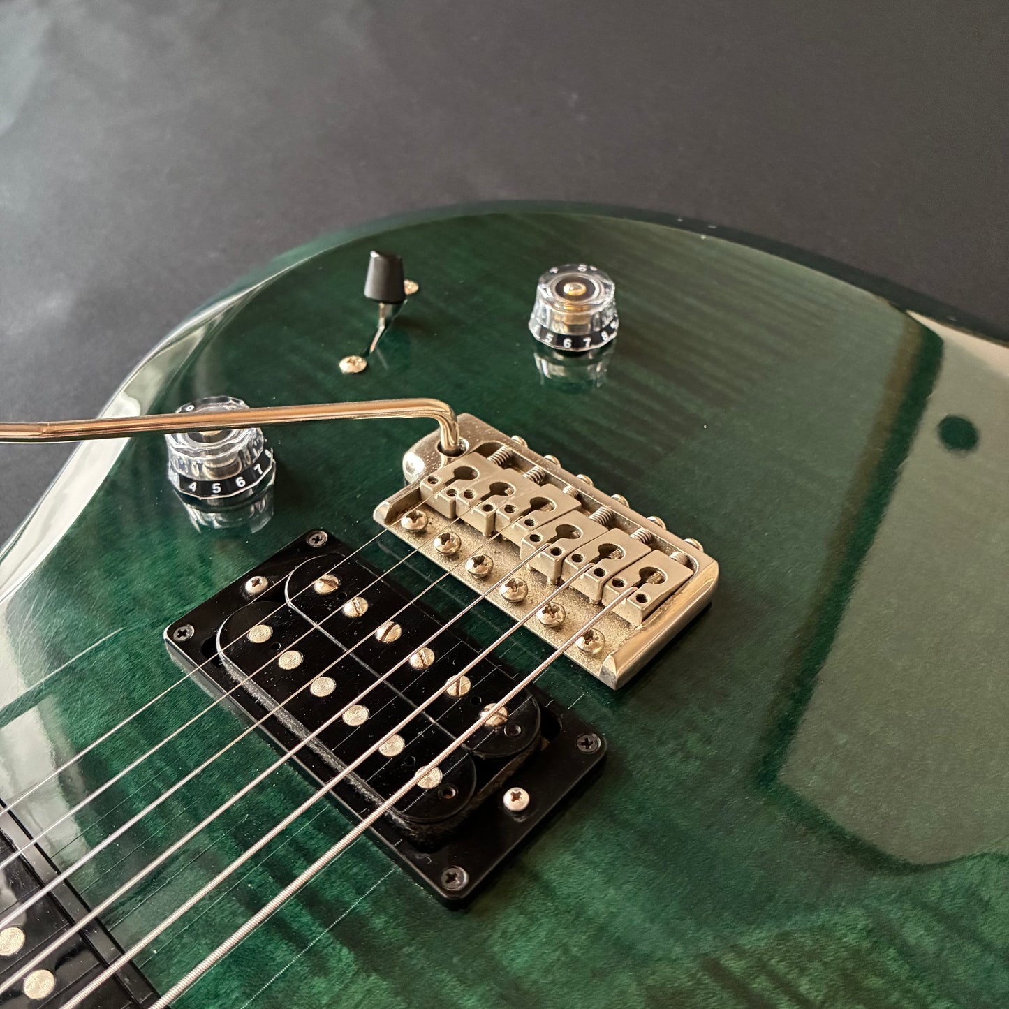 PRS S2 Custom 24 Teal Black (Japan Limited Color) [Good] 2015