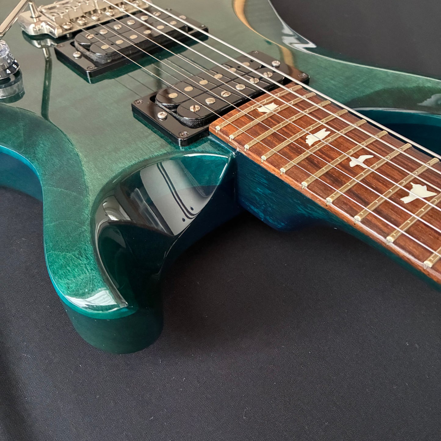 PRS S2 Custom 24 Teal Black (Japan Limited Color) [Good] 2015