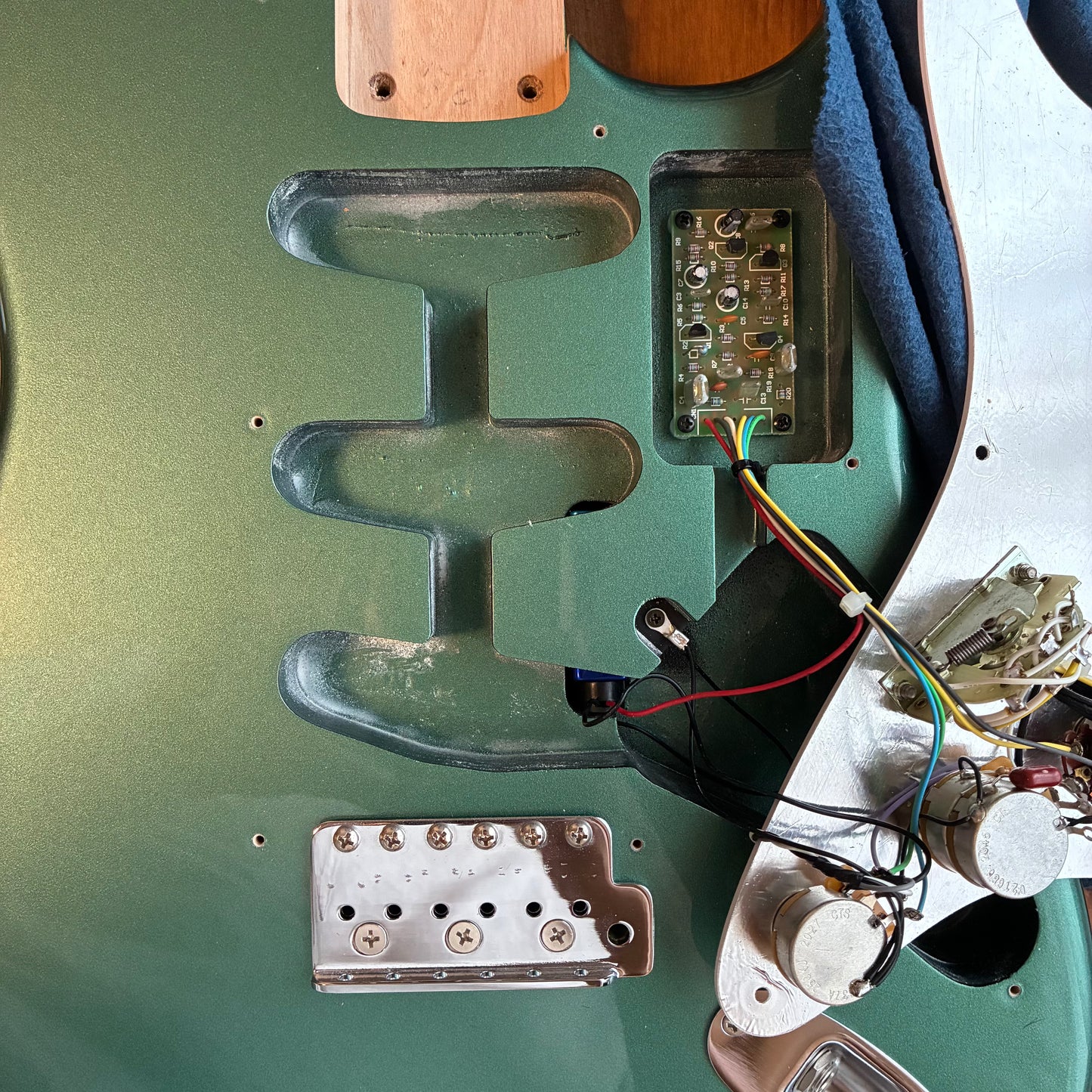 Crews Maniac Sound SEC AGR [Excellent] 2021 Clapton Inspired Almond Green Fender Vintage Noiseless Pickups